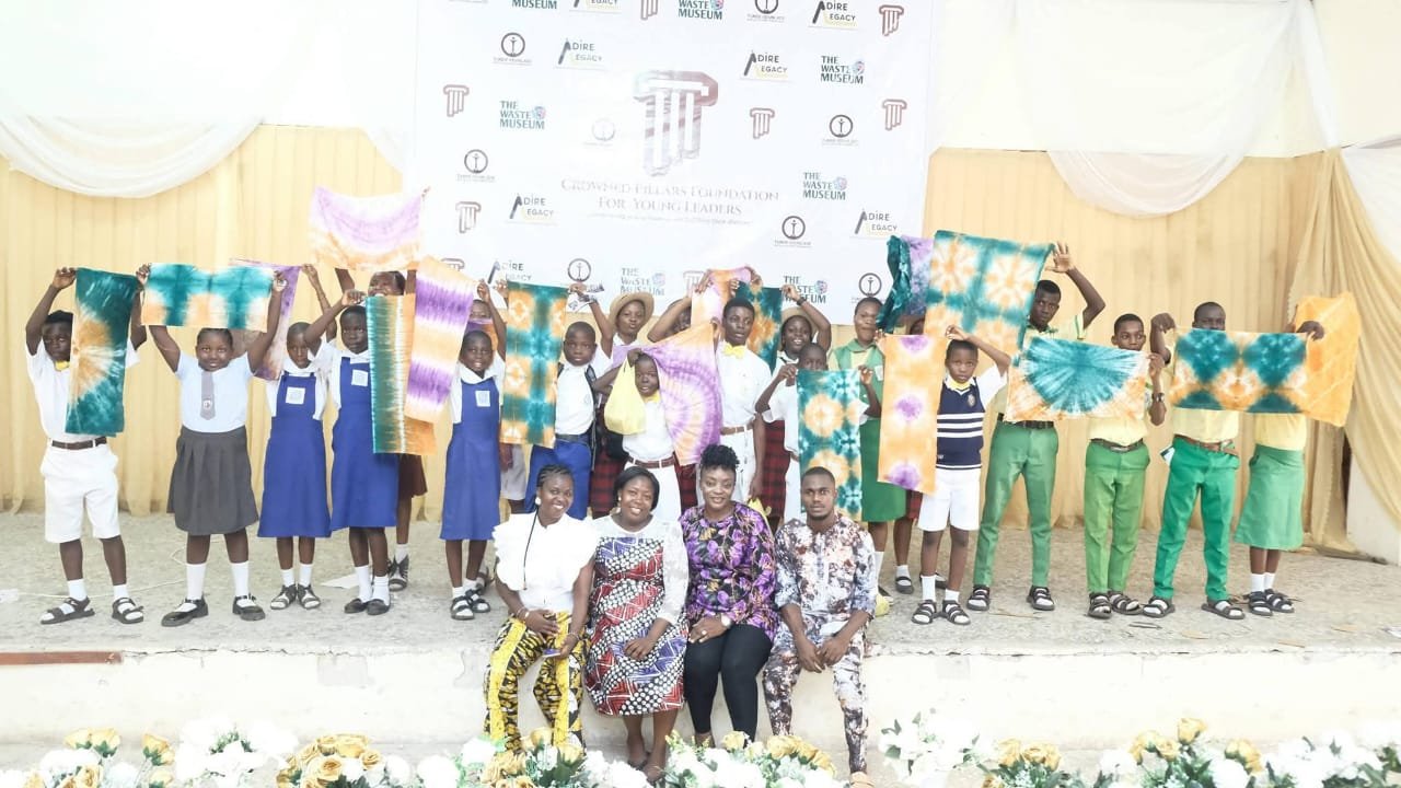 Young people participating in skills development